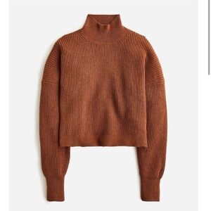 J. Crew Ribbed turtleneck sweater in stretch yarn